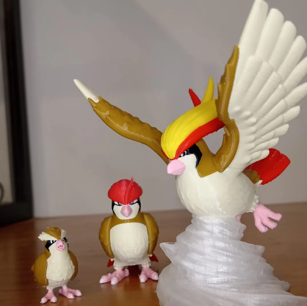 Pidgey, Pidgeotto & Pidgeot